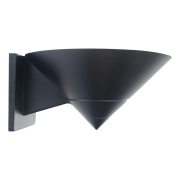 BRILAGI - Vonkajšie nástenné rameno HARBOR CONE 1xE27/40W/230V 20 cm IP33 čierna