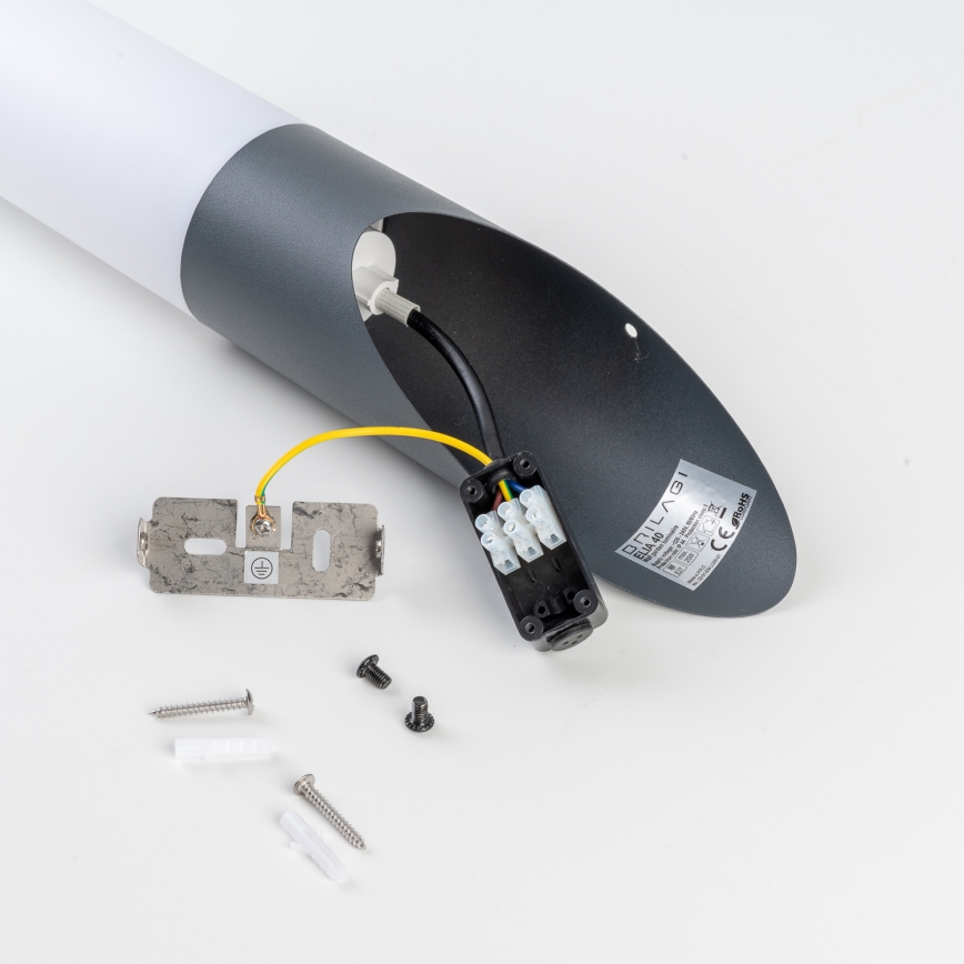 BRILAGI - Vonkajšie nástenné svietidlo ELIA 1xE27/20W/230V IP44 antracit