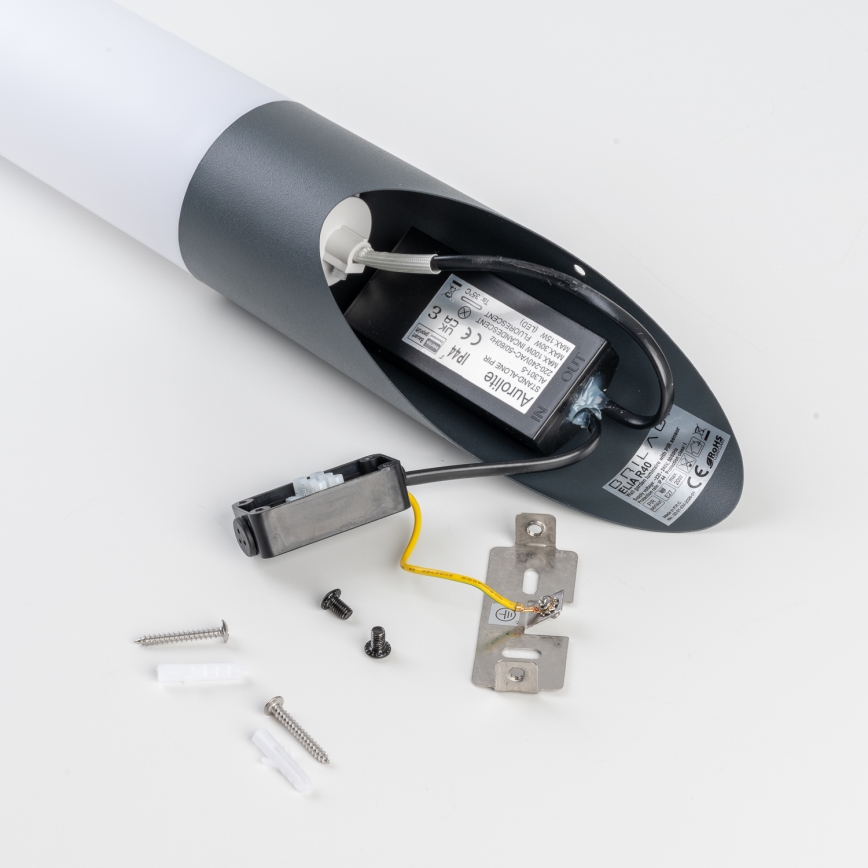 BRILAGI - Vonkajšie nástenné svietidlo s pohybovým senzorom ELIA 1xE27/20W/230V IP44 antracit