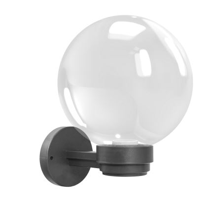 Brilagi - Vonkajšie nástenné svietidlo HARBOR 1xE27/40W/230V IP33 antracit/číre