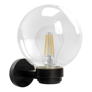 Brilagi - Vonkajšie nástenné svietidlo HARBOR 1xE27/40W/230V IP33 čierne/číre