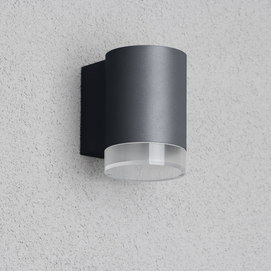 Brilagi - Vonkajšie nástenné svietidlo MATERA 1xGU10/30W/230V antracit IP54