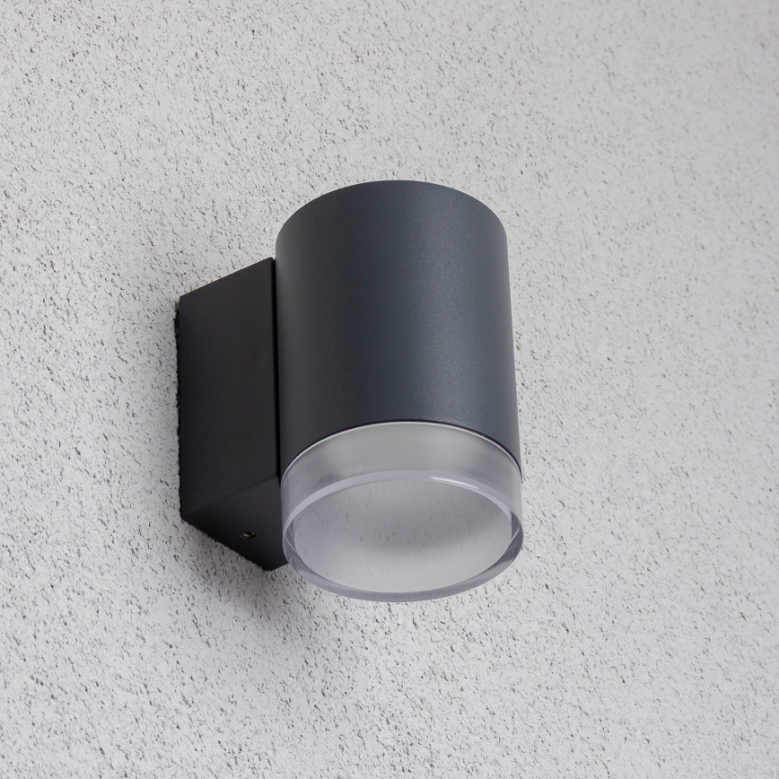 Brilagi - Vonkajšie nástenné svietidlo MATERA 1xGU10/30W/230V antracit IP54
