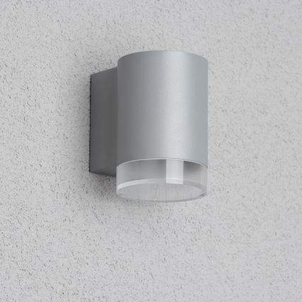 Brilagi - Vonkajšie nástenné svietidlo MATERA 1xGU10/30W/230V šedá IP54