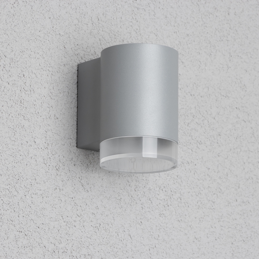 Brilagi - Vonkajšie nástenné svietidlo MATERA 1xGU10/30W/230V šedá IP54