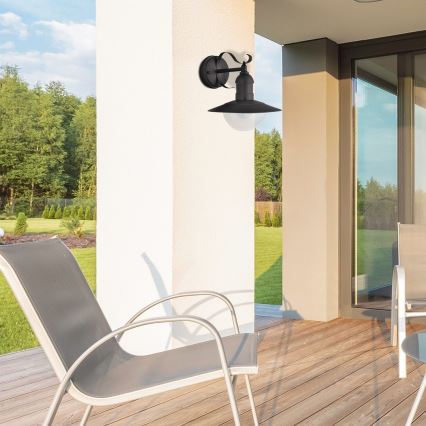 Brilagi - Vonkajšie nástenné svietidlo MOLDE 1xE27/60W/230V IP44 čierne