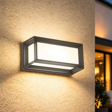 Brilagi - Vonkajšie nástenné svietidlo PARKER 1xE27/60W/230V antracit IP44
