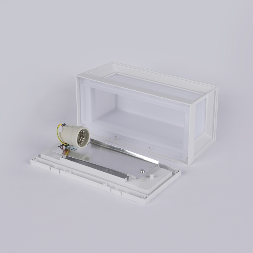 Brilagi - Vonkajšie nástenné svietidlo PARKER 1xE27/60W/230V biela IP44