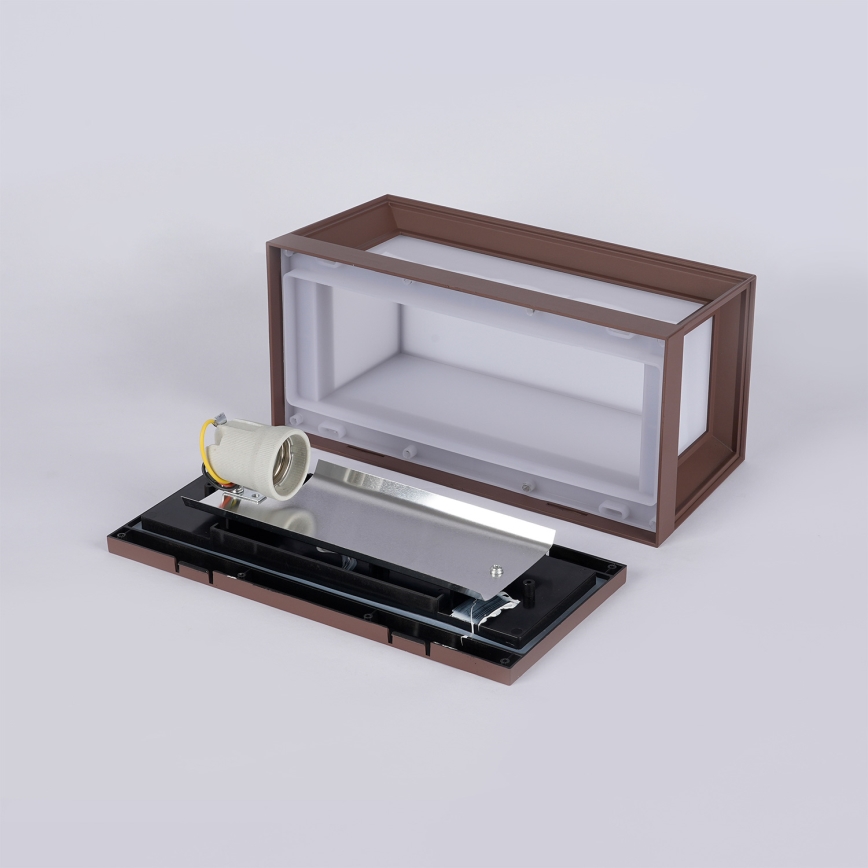 Brilagi - Vonkajšie nástenné svietidlo PARKER 1xE27/60W/230V hnedé IP44