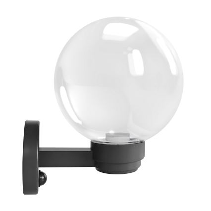 Brilagi - Vonkajšie nástenné svietidlo s pohybovým senzorom HARBOR 1xE27/40W/230V IP33 antracitové/číre