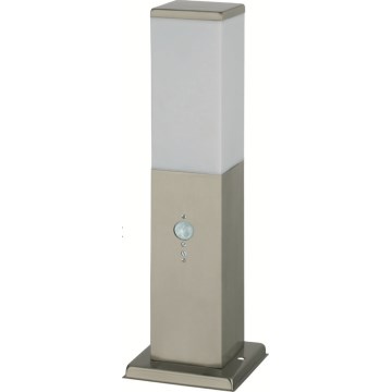 Brilagi - Vonkajšie svietidlo so senzorom 1xE27/15W/230V 40 cm IP44 matný chróm