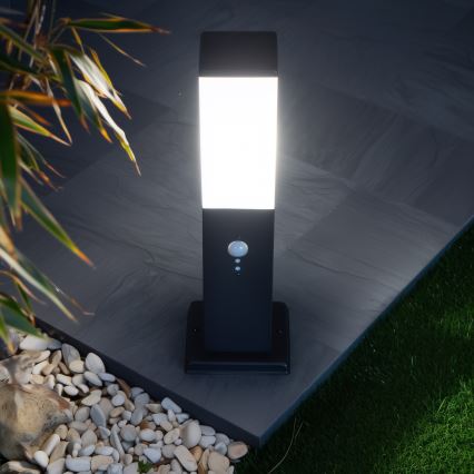 Brilagi - Vonkajšie svietidlo so senzorom NOVA 1xE27/15W/230V 40 cm IP44 čierne