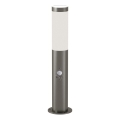 Brilagi - Vonkajšie svietidlo so snímačom pohybu ELIA 1xE27/20W/230V IP44 50 cm matný chróm