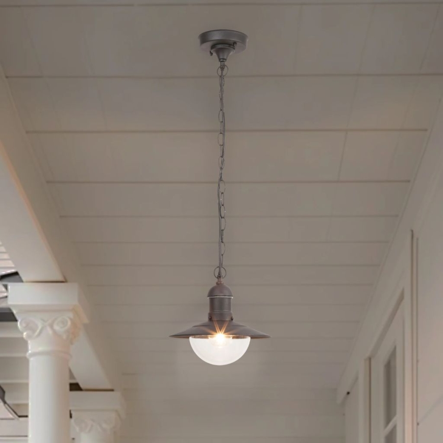 Brilagi - Vonkajšie závesné svietidlo MOLDE 1xE27/60W IP44 čierne