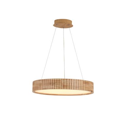 Brilagi - LED závesný luster na lanku FALCON WOOD MODERN LED/30W/230V 3000/4000/6000K priemer 45 cm drevo
