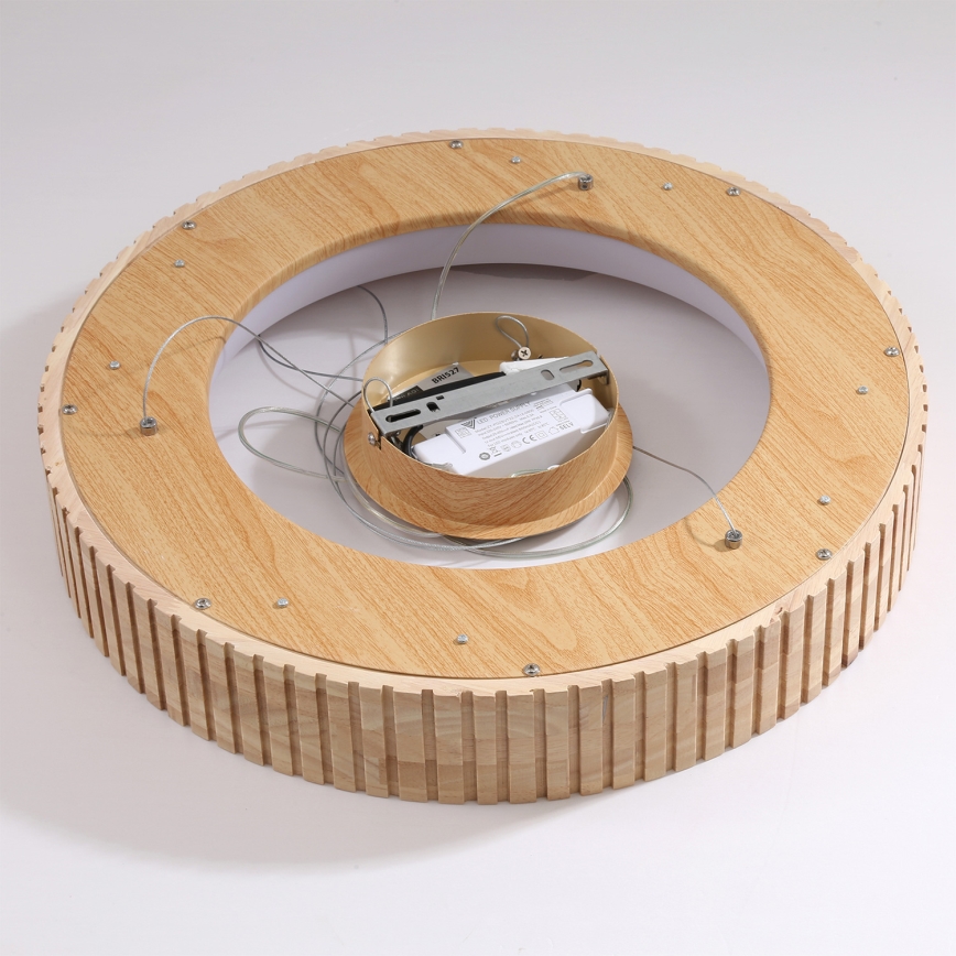 Brilagi - LED závesný luster na lanku FALCON WOOD MODERN LED/30W/230V 3000/4000/6000K priemer 45 cm drevo