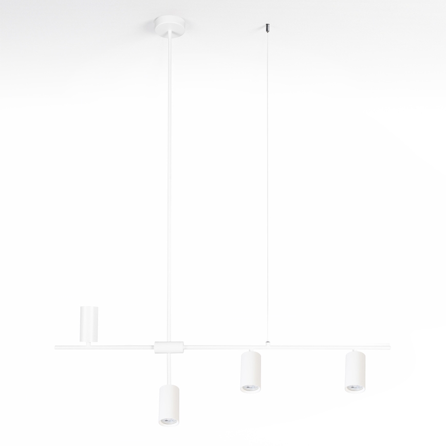 Brilagi - Závesné svietidlo CRANE na lanku 4xGU10/30W/230V biele
