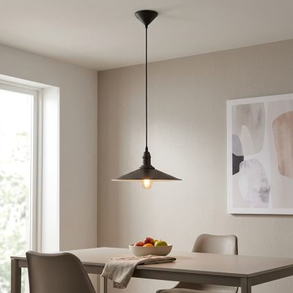 BRILAGI - Závesné svietidlo na kábli FORGE 1xE27/60W/230V pr. 36 cm hnedé