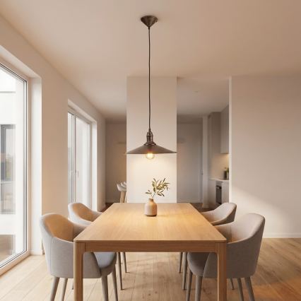 BRILAGI - Závesné svietidlo na kábli FORGE 1xE27/60W/230V pr. 36 cm hnedé