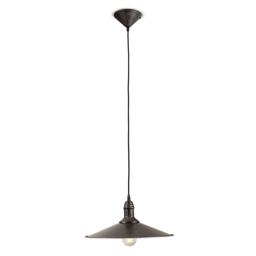 BRILAGI - Závesné svietidlo na kábli FORGE 1xE27/60W/230V pr. 36 cm hnedé
