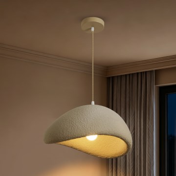 BRILAGI - Závesné svietidlo na kábli WABI SABI 1xE27/60W/230V priemer 40 cm béžová