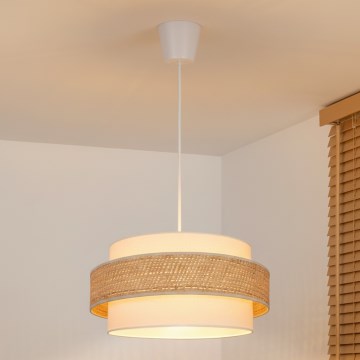 Brilagi - Závesné svietidlo na lane SPACE 1xE27/60W/230V pr. 40 cm béžové/krémové