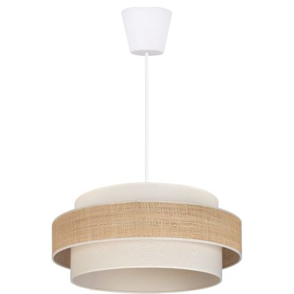 Brilagi - Závesné svietidlo na lane SPACE 1xE27/60W/230V pr. 40 cm béžové/krémové