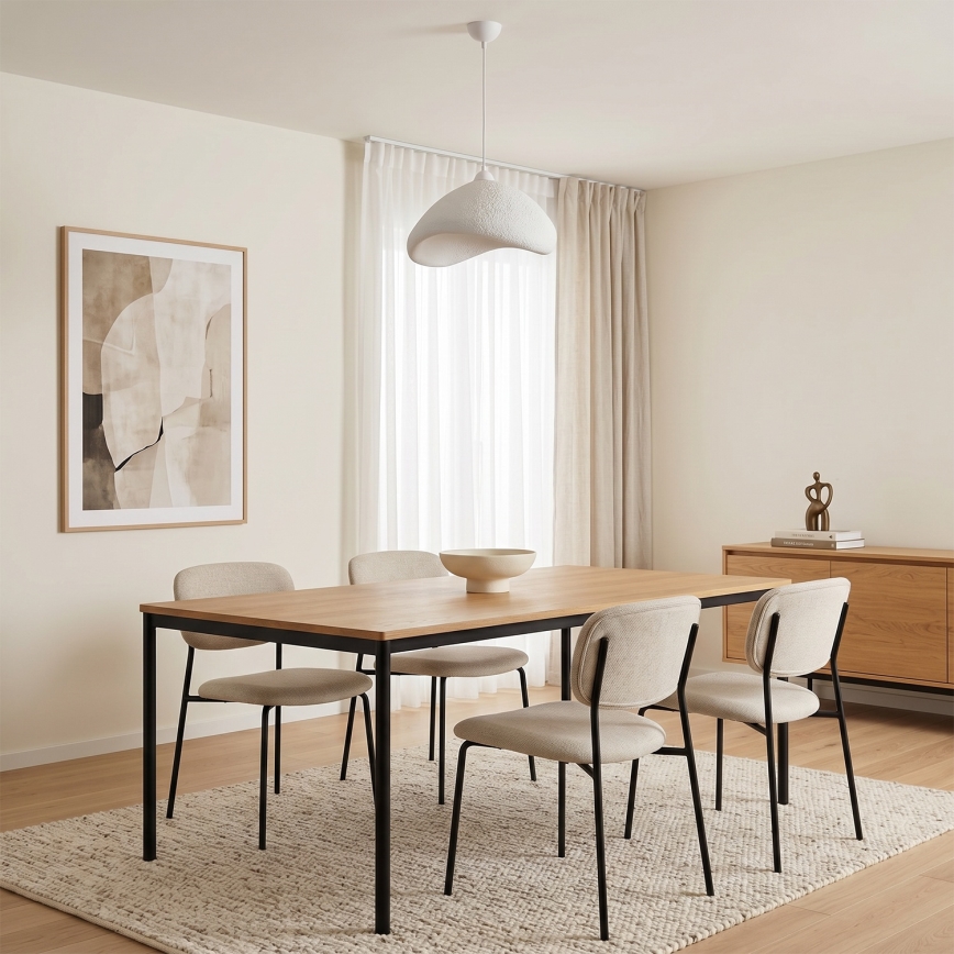 Brilagi - Závesné svietidlo na lane WABI SABI 1xE27/40W/230V pr. 52 cm biela