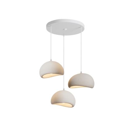 BRILAGI - Závesné svietidlo na lane WABI SABI 3xE27/60W/230V biela