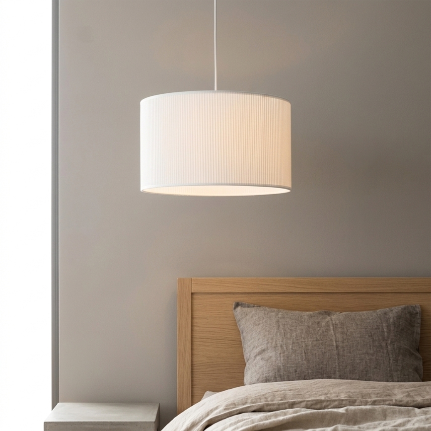 Brilagi - Závesné svietidlo na lankovom vedení SIRIJA MODERN 1xE27/60W/230V pr. 35 cm biela