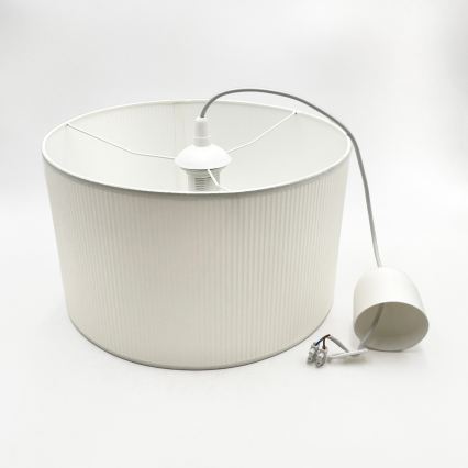 Brilagi - Závesné svietidlo na lankovom vedení SIRIJA MODERN 1xE27/60W/230V pr. 35 cm biela
