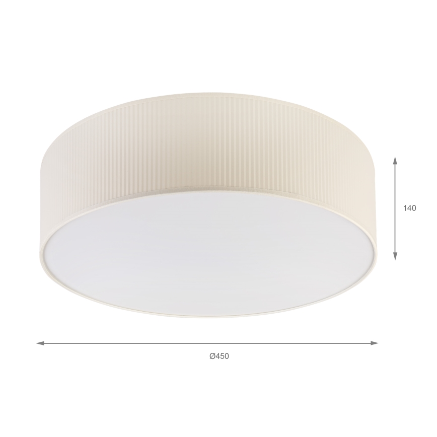 Brilagi - Závesné svietidlo na lankovom vedení SIRIJA MODERN 1xE27/60W/230V pr. 35 cm biela