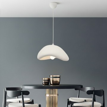 Brilagi - Závesné svietidlo na lanku LUNA 1xE27/40W/230V pr. 42 cm biela