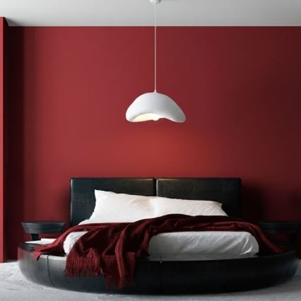 Brilagi - Závesné svietidlo na lanku LUNA 1xE27/40W/230V pr. 42 cm biela