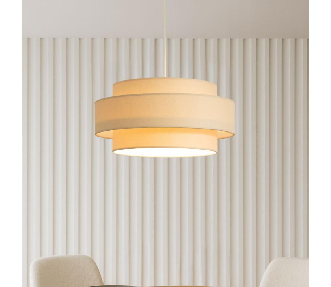 Brilagi - Závesné svietidlo na lanku RESNA 1xE27/60W/230V priemer 40 cm béžové H0363
