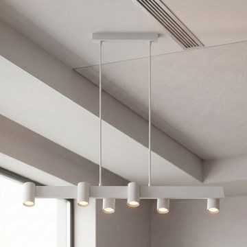 Brilagi - Závesné svietidlo na lanku SELE 6xGU10/30W/230V biele