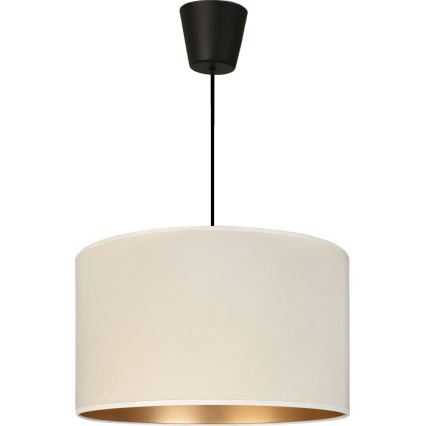 Brilagi - Závesné svietidlo na lanku VELVET 1xE27/60W/230V pr. 40 cm krémová/zlatá