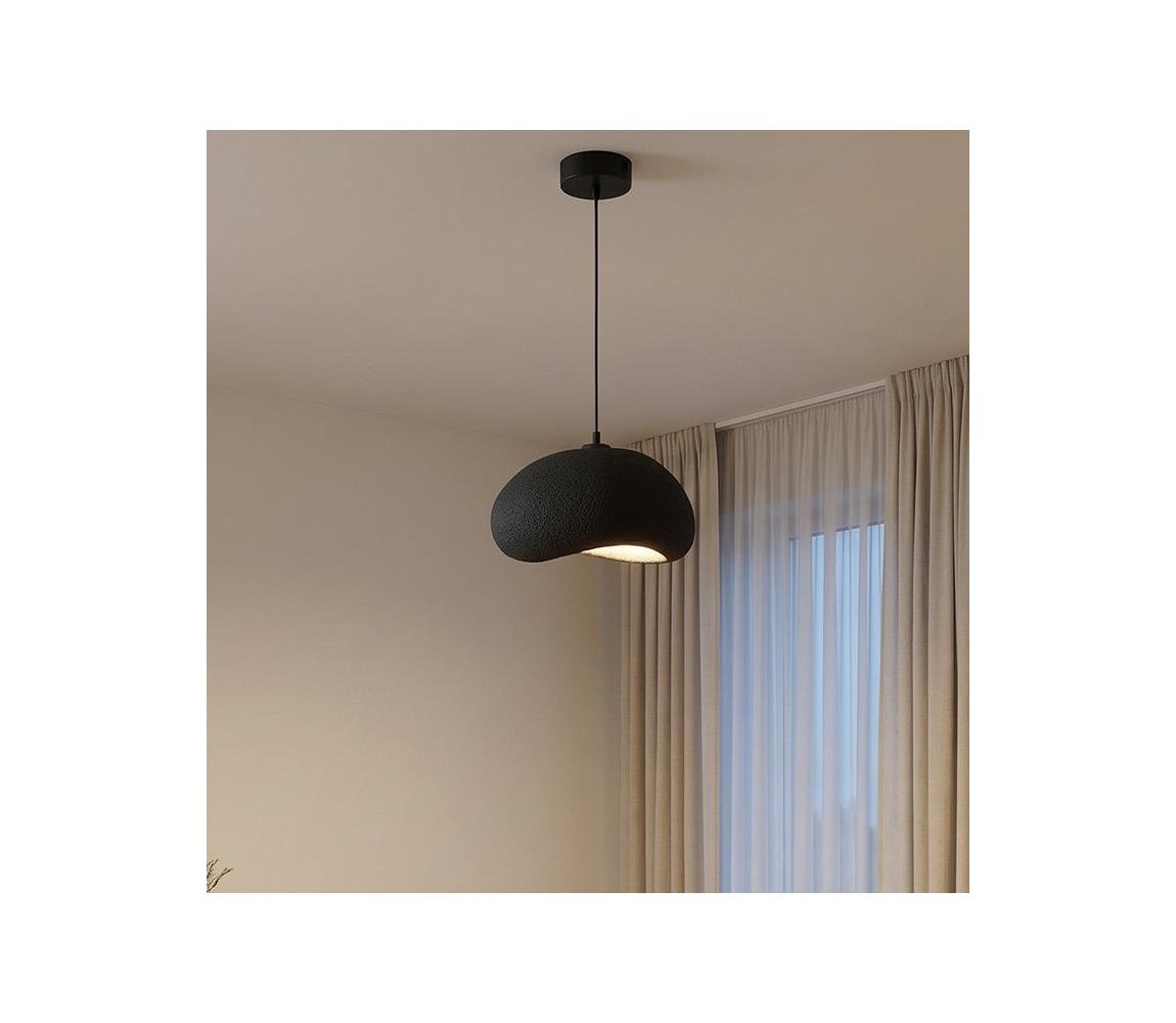 Brilagi - Závesné svietidlo na lanku WABI SABI 1xE27/40W/230V priemer 35 cm čierna 422WBL1105