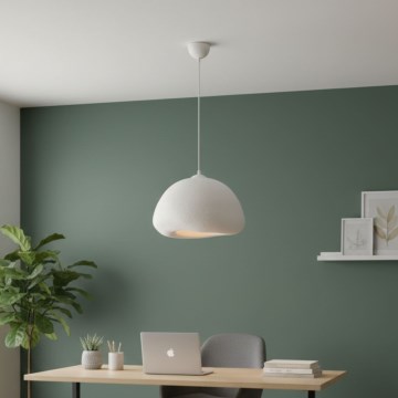Brilagi - Závesné svietidlo na lanku WABI SABI 1xE27/40W/230V priemer 42 cm biela