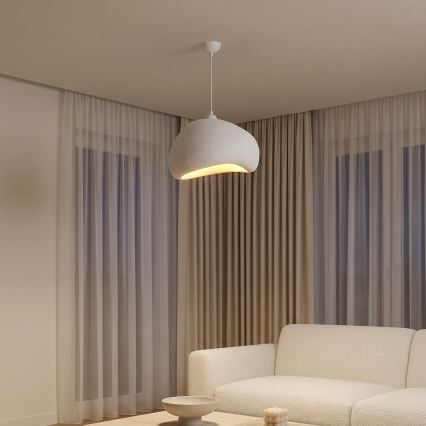 Brilagi - Závesné svietidlo na lanku WABI SABI 1xE27/40W/230V priemer 42 cm biela