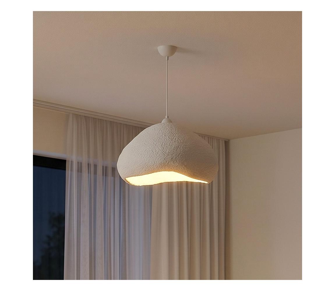 Brilagi - Závesné svietidlo na lanku WABI SABI 1xE27/40W/230V priemer 50 cm biela 118OPV1209