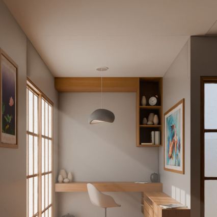 Brilagi - Závesné svietidlo na lanku WABI SABI 1xE27/40W/230V sivé