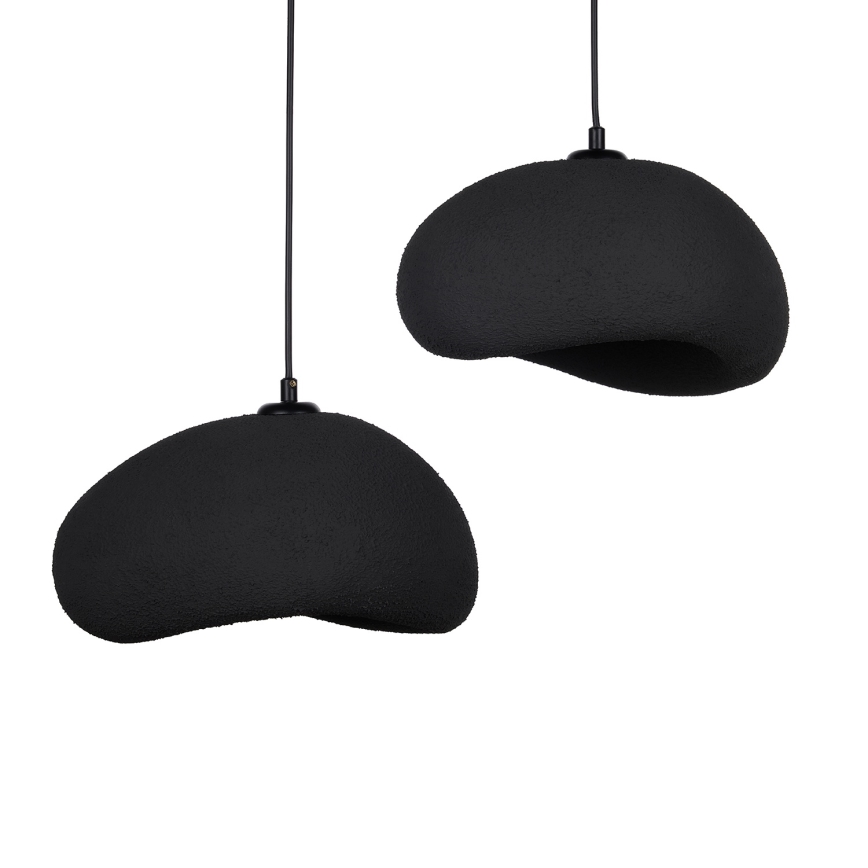 Brilagi - Závesné svietidlo na lanku WABI SABI 2xE27/40W/230V pr. 60 cm čierne