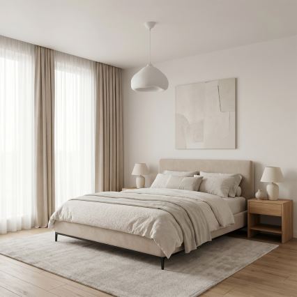 Brilagi - Závesné svietidlo WABI SABI na lanku 1xE27/40W/230V pr. 32 cm biele