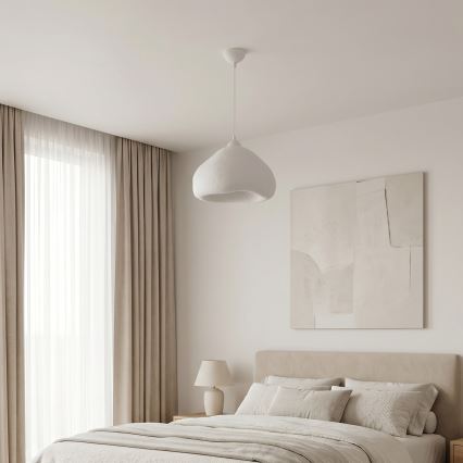 Brilagi - Závesné svietidlo WABI SABI na lanku 1xE27/40W/230V pr. 32 cm biele