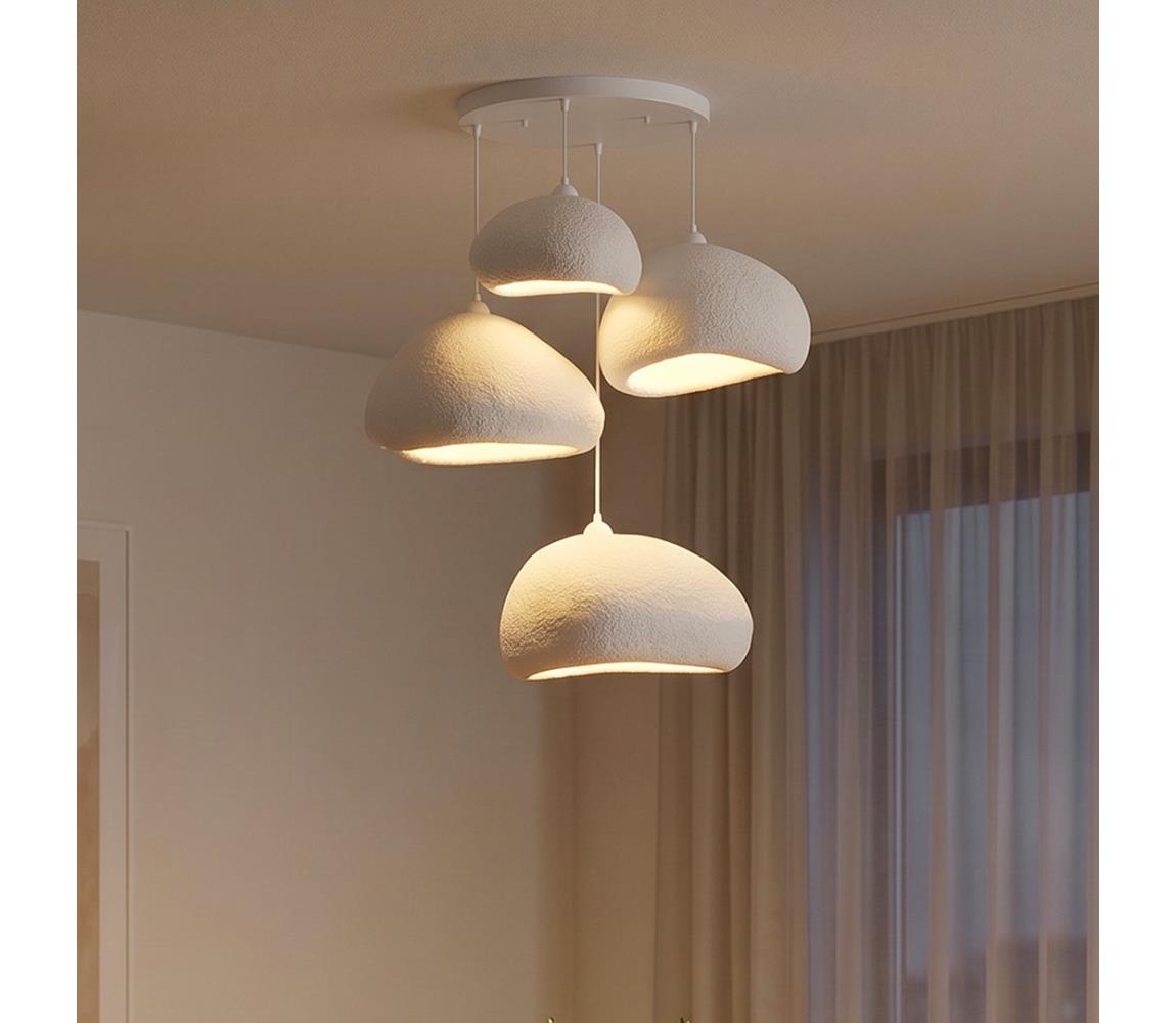 Brilagi - Závesné svietidlo WABI SABI na lanku 4xE27/40W/230V pr. 95 cm biela 118OPV1105