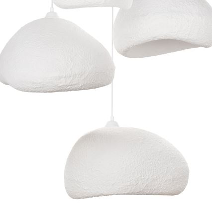 Brilagi - Závesné svietidlo WABI SABI na lanku 4xE27/40W/230V pr. 95 cm biela