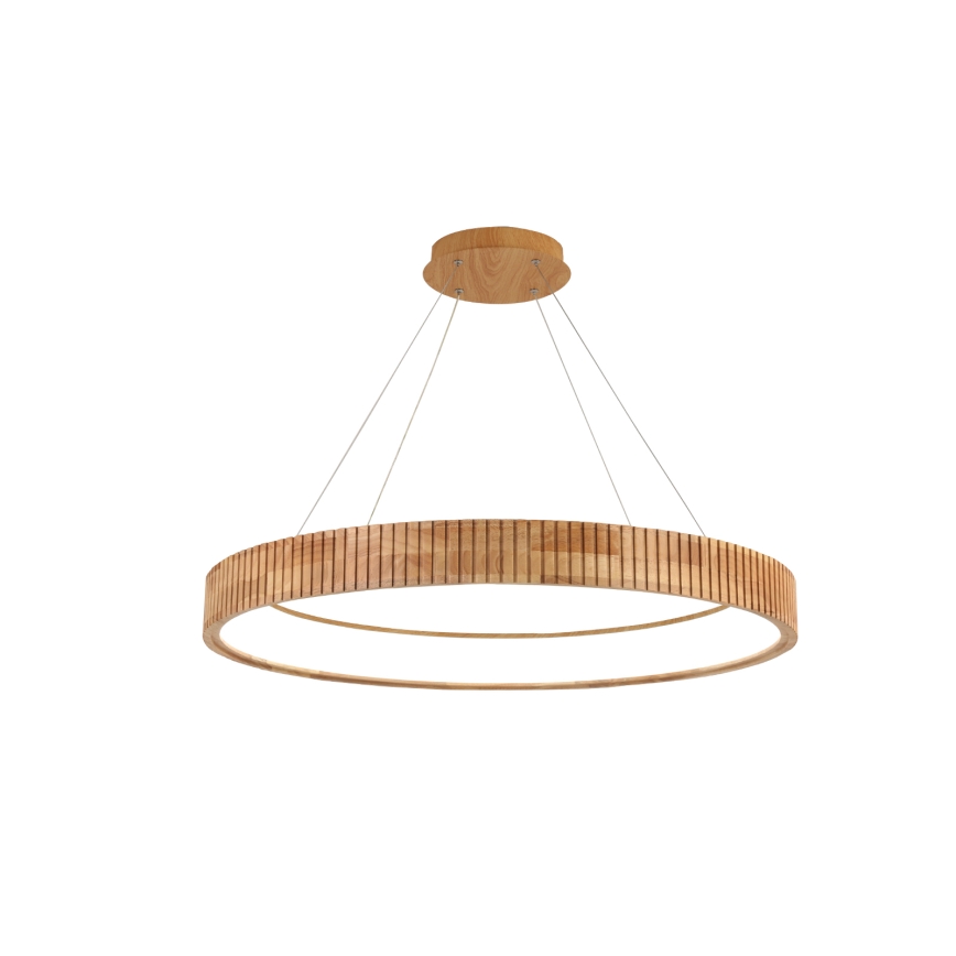 Brilagi - LED luster na lanku FALCON WOOD MODERN LED/60W/230V 3000/4000/6000K pr. 80 cm drevo