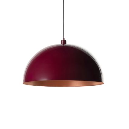 Brilagi - Závesný LED luster na lanku METALO 1xE27/40W/230V pr. 60 cm bordová/medená