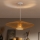 Brilagi - Závesný luster CERIA BOHO na lanku 1xE27/40W/230V pr. 70 cm biela/hnedá
